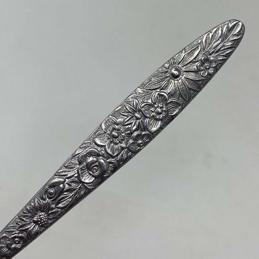 Stanley Roberts Dinner Fork Silver Bouquet Floral Stainless Japan